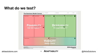 aktiasolutions.comaktiasolutions.com @AktiaSolutions
What do we test?
+ ADAPTABILITY
 