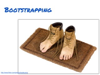 Bootstrapping




http://www.flickr.com/photos/beatkueng/
 