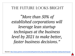 Lean startup trends 2017 PPT