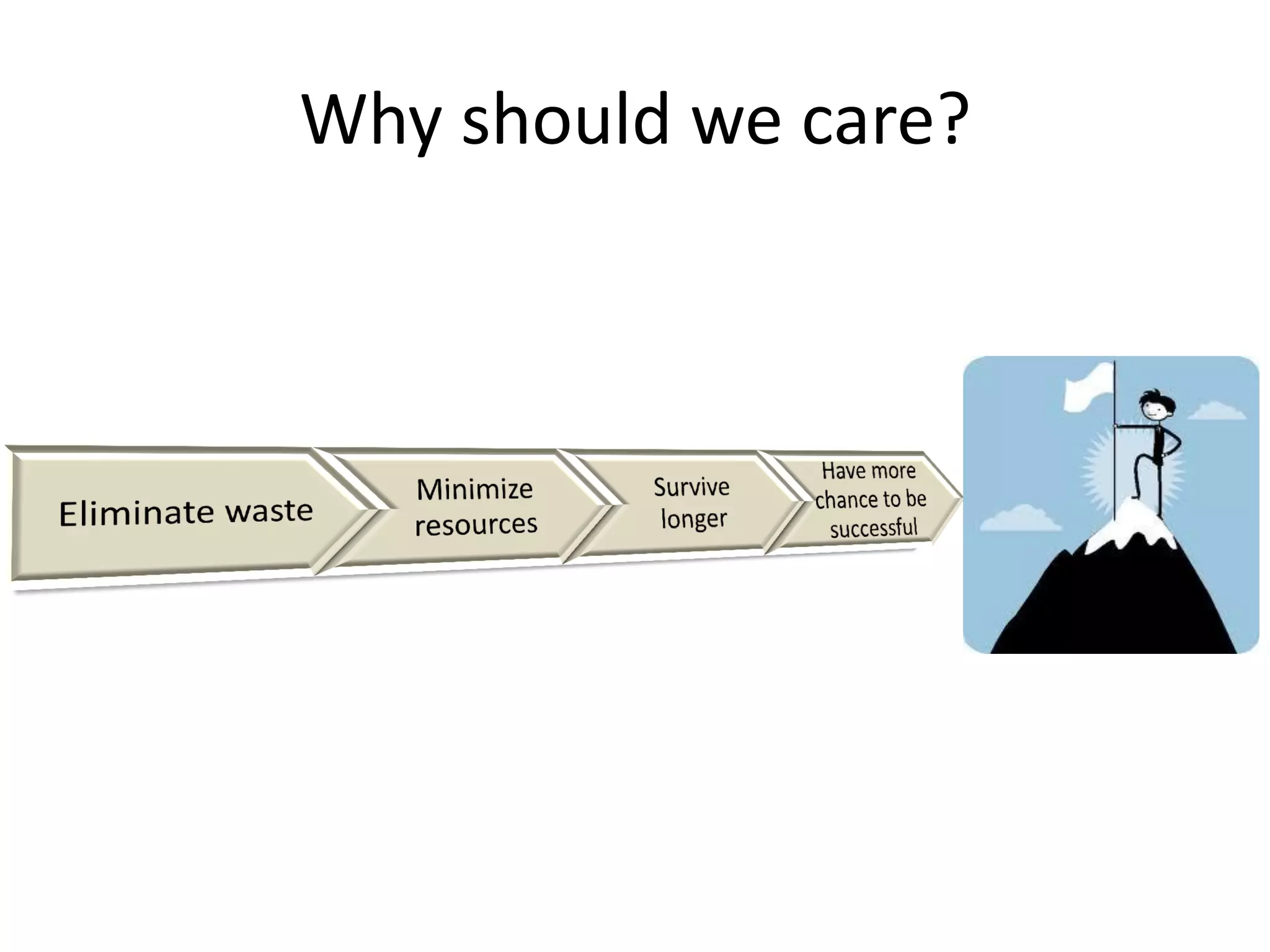 Why should we care?
 