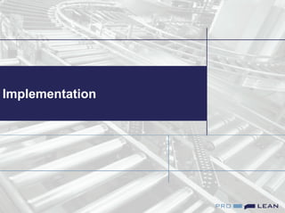 Lean Administration
Page 34
Implementation
 