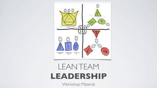 LEANTEAM
LEADERSHIP
Workshop Material
 