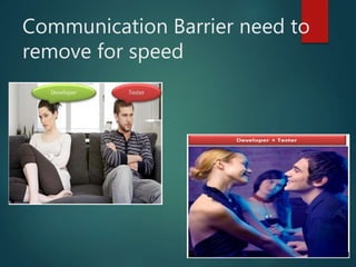 Communication Barrier need to
remove for speed