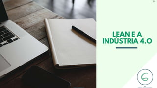 Lean Thinking
LEAN E A
INDÚSTRIA 4.O
34
 