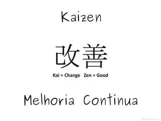 Kaizen
http://gophoto.us
Melhoria Contínua
 