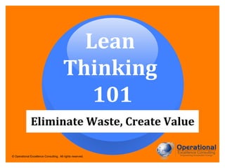 Lean Thinking 101 - A beginers Guide | PDF
