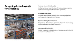 Understanding Lean tools, line balancing, Single piece flow | PPTX