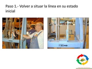 Paso 1.- Volver a situar la línea en su estado
inicial
 