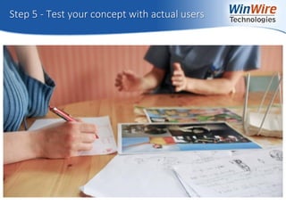 © 2010 WinWire Technologies
Step 5 - Test your concept with actual users
 
