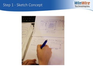© 2010 WinWire Technologies
Step 1 - Sketch Concept
 