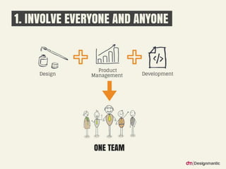 1. Involve everyone and anyone.