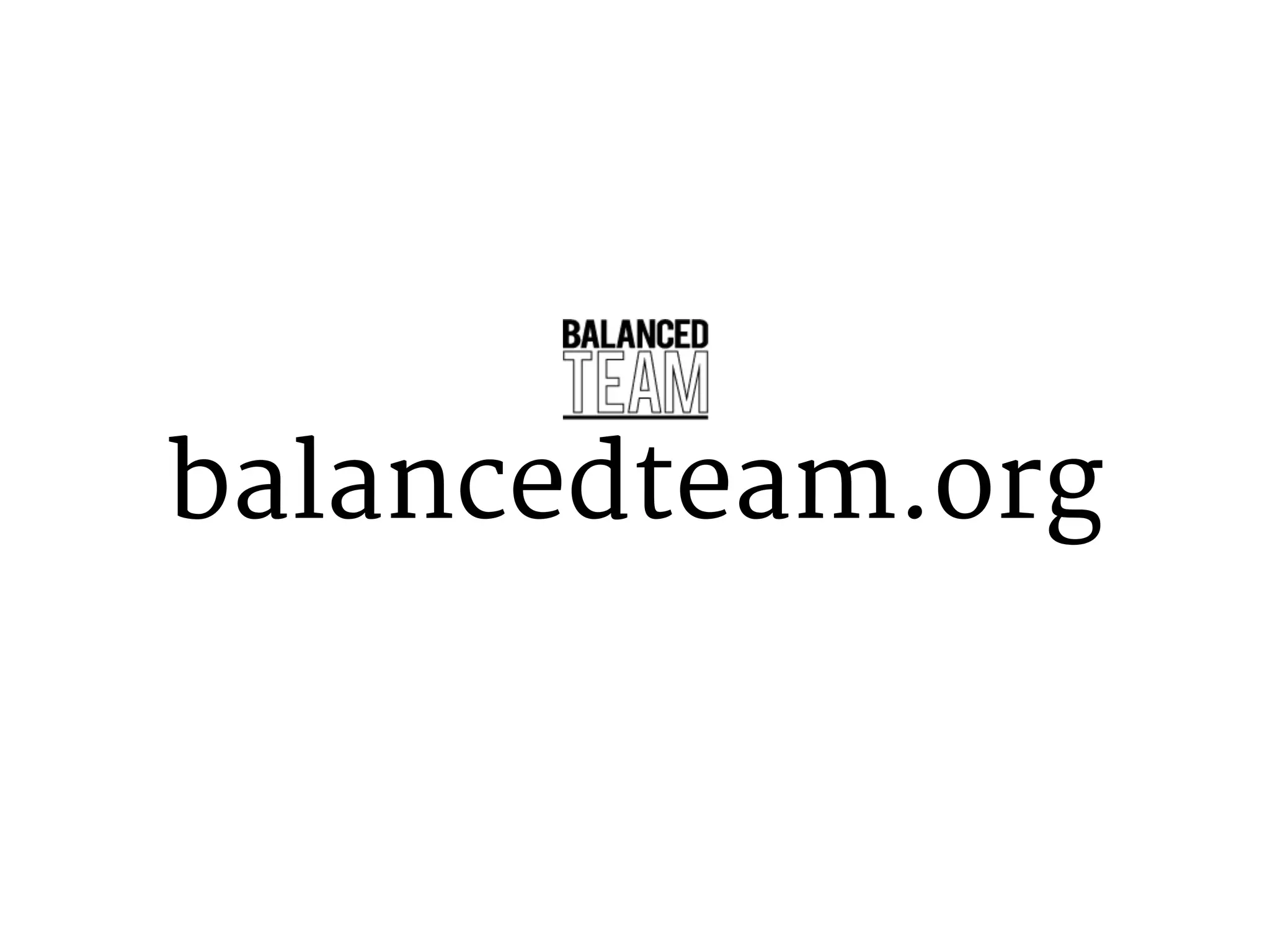 balancedteam.org 
 