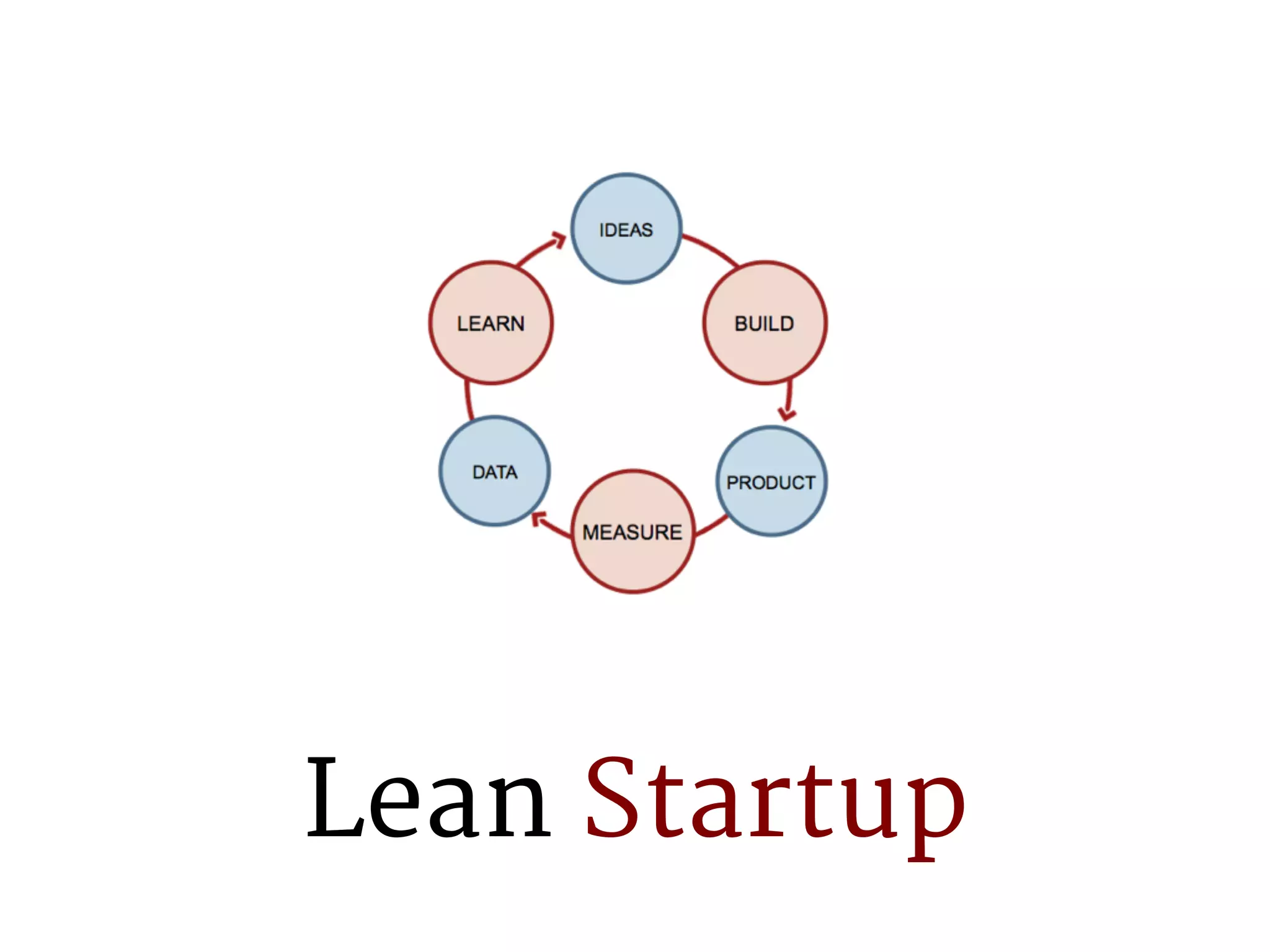 Lean Startup 
 