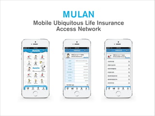 MULAN
Mobile Ubiquitous Life Insurance
Access Network

 