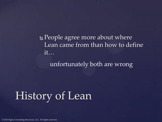 Demystifying Lean: Going to Gemba