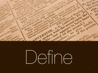 @lissijean
             Deﬁne
 