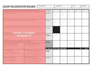 B&H – Lean Idea Validation | PDF