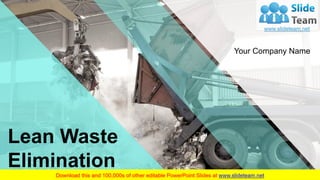Lean Waste
Elimination
Your Company Name
 
