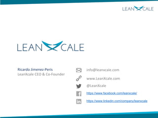 Ricardo Jimenez-Peris
LeanXcale CEO & Co-Founder
info@leanxcale.com
www.LeanXcale.com
@LeanXcale
https://www.linkedin.com/company/leanxcale
https://www.facebook.com/leanxcale/
 