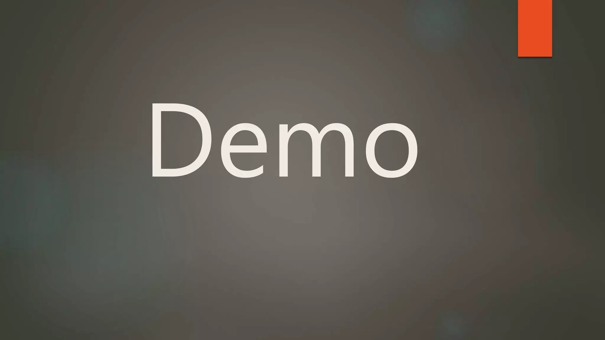 Demo 
 