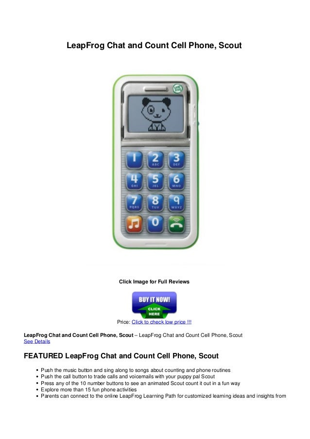 leapfrog chat and count cell phone