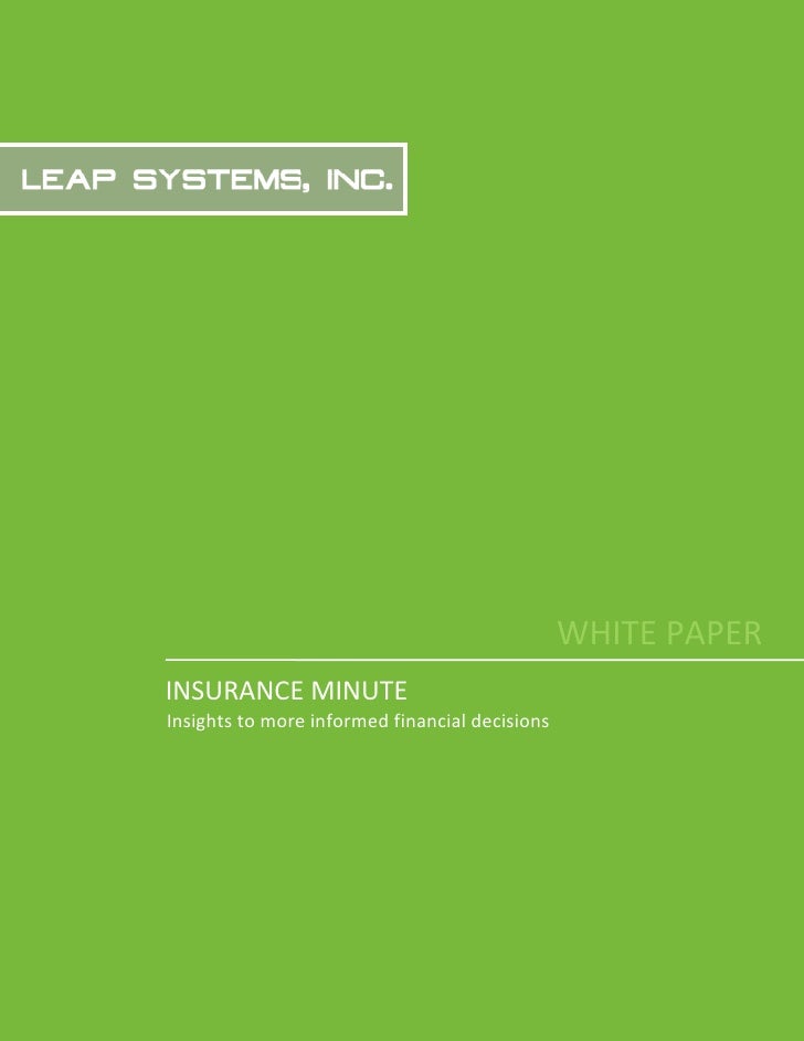 Life insurance paper