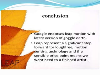 Leap motion | PPTX