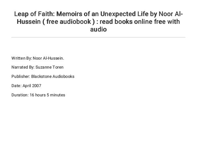 leap of faith memoirs of an unexpected life leap of faith memoirs of an unexpected life