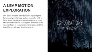 Leap Motion | PPTX