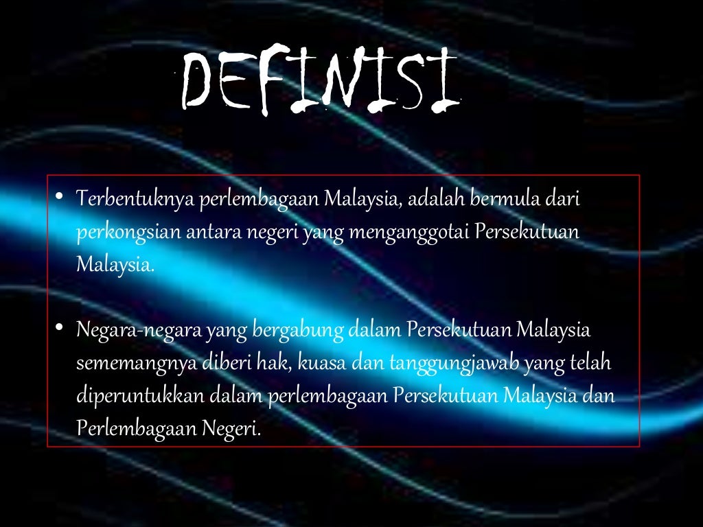 Peruntukan Asas Dalam Perlembagaan Malaysia