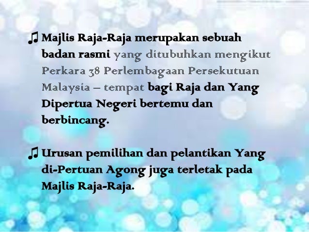 Peruntukan Asas Dalam Perlembagaan Malaysia