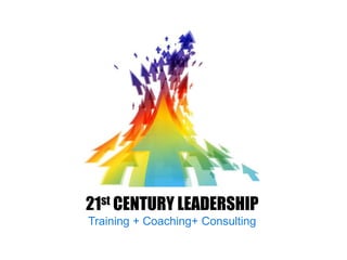 21st CENTURY LEADERSHIP
Training + Coaching+ Consulting
 