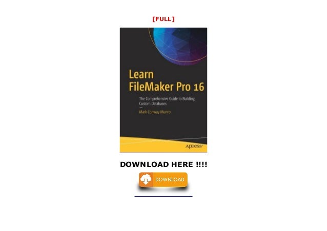 filemaker pro 11 trial download