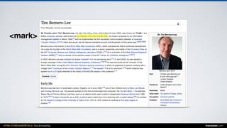 HTML FUNDAMENTALS: Text formatting inarocket.com
<mark>
 