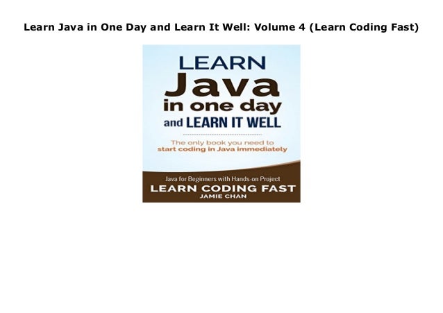 learn java quickly learn java quickly