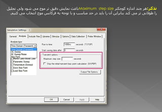 ‫تذکز‬
:
‫کْچکتش‬ ٍ‫اًذاص‬ ‫چٌذ‬ ‫ُش‬
step size
Maximum
‫تذلیل‬ ‫ّلی‬ ‫ؽْد‬ ‫هی‬ ‫هْج‬ ‫تش‬ ‫دقیق‬ ‫ًوبیؼ‬ ‫ثبػث‬
‫کٌین‬ ‫هی‬ ‫اًتخبة‬ ‫هْج‬ ‫فشکبًظ‬ َ‫ث‬ َ‫تْج‬ ‫ثب‬ ّ ‫هٌبعت‬ ‫دذ‬ ‫دس‬ ‫ثبیذ‬ ‫سا‬ ‫آى‬ ‫ثٌبثشایي‬ ‫کٌذ‬ ‫هی‬ ‫تش‬ ‫طْالًی‬ ‫سا‬
.
 