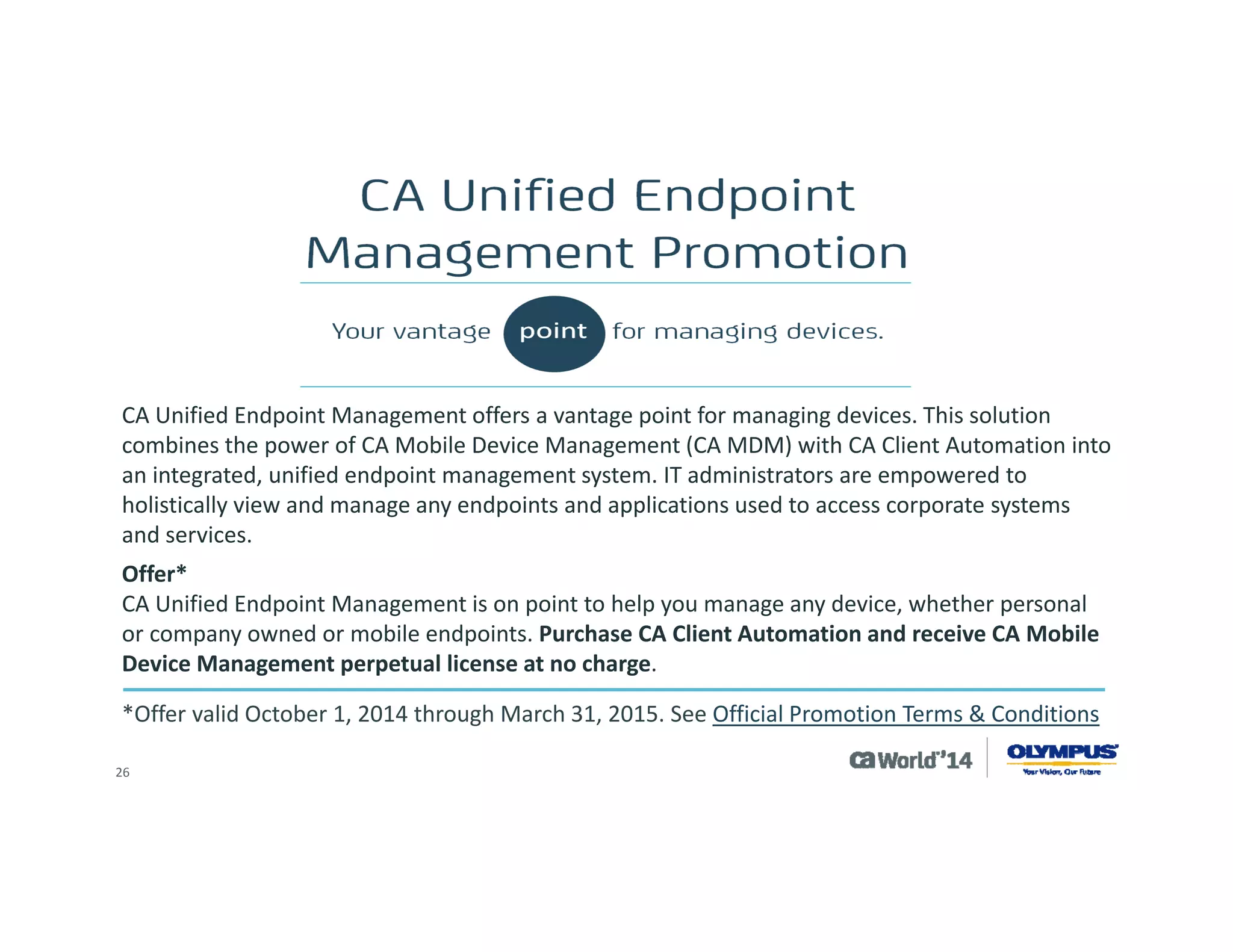 26 
For More Information 
To learn more about DevOps, please visit: 
http://bit.ly/1wbjjqX 
Insert appropriate screenshot and textoverlayfrom following“More Info Graphics” slide here; ensure it links to correct page 
DevOps  
