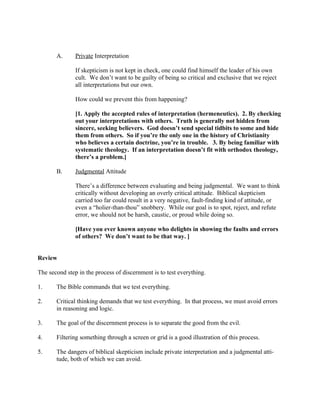 Own Interpretation Example Learn to-discern | DOC