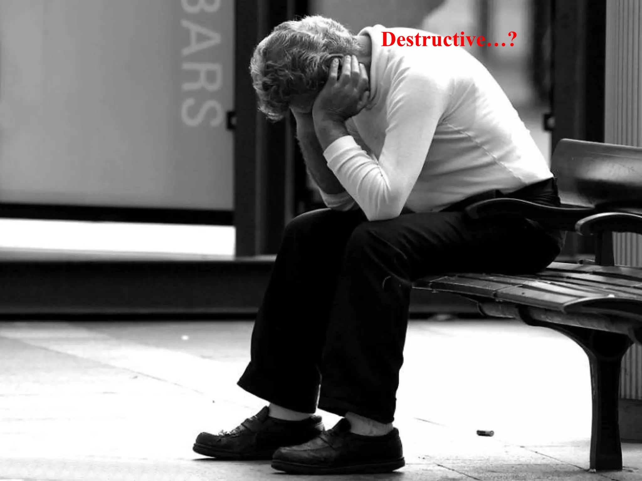 But… love can be… Destructive…? 