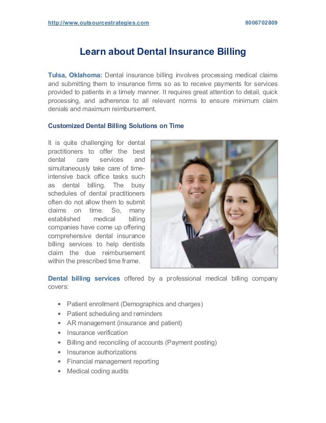 Learn about Dental Insurance Billing
