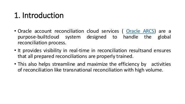 Everything you need to know about Oracle Account Reconciliation Cloud ...