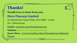 How to Apply for Personal Loan Hero FinCor , Hero FinCorp Personal