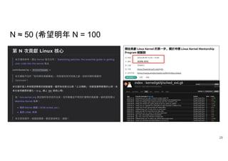 N ≈ 50 (希望明年 N = 100
28
 