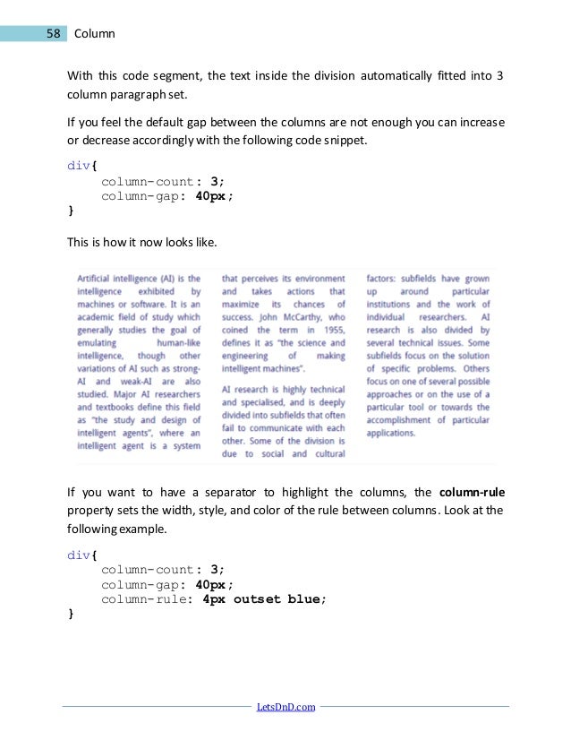 Learn Basic Css3 Learn Basic Css3
