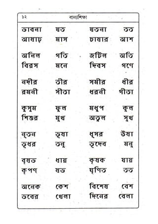 Learn bengali