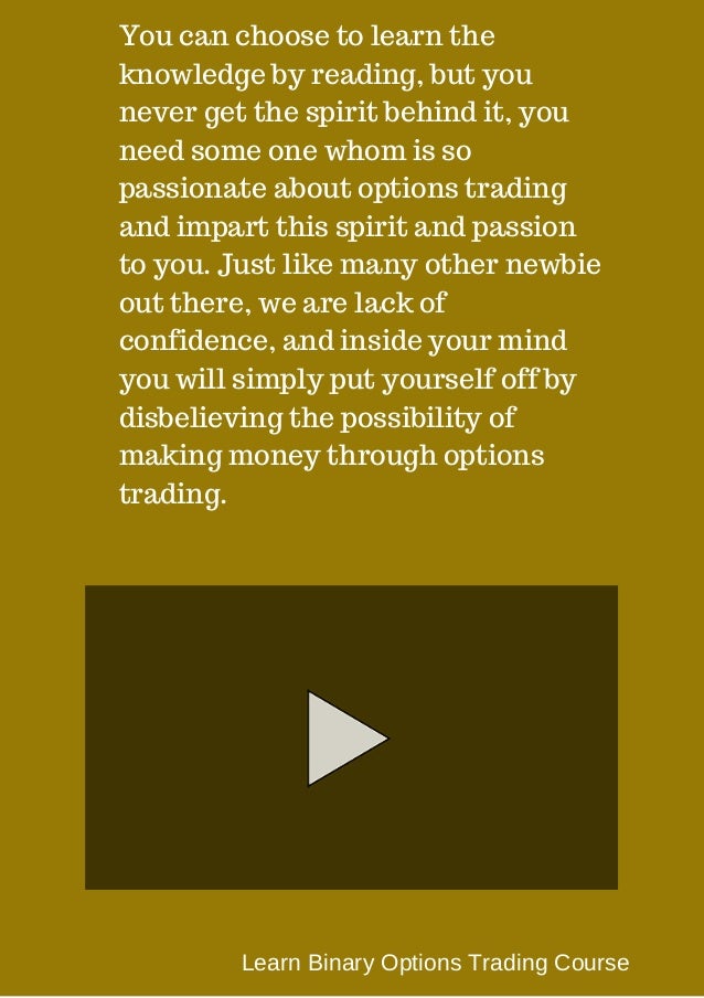 binary options trading course uk