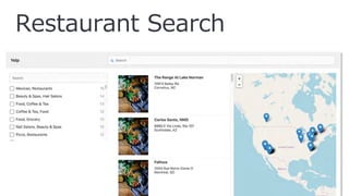 Restaurant Search
 