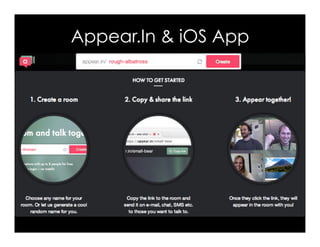 Appear.In & iOS App
 