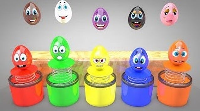 Learn Colors For Children To Learn With Surprise Eggs 3d Learning Vid