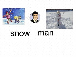 snow man + =